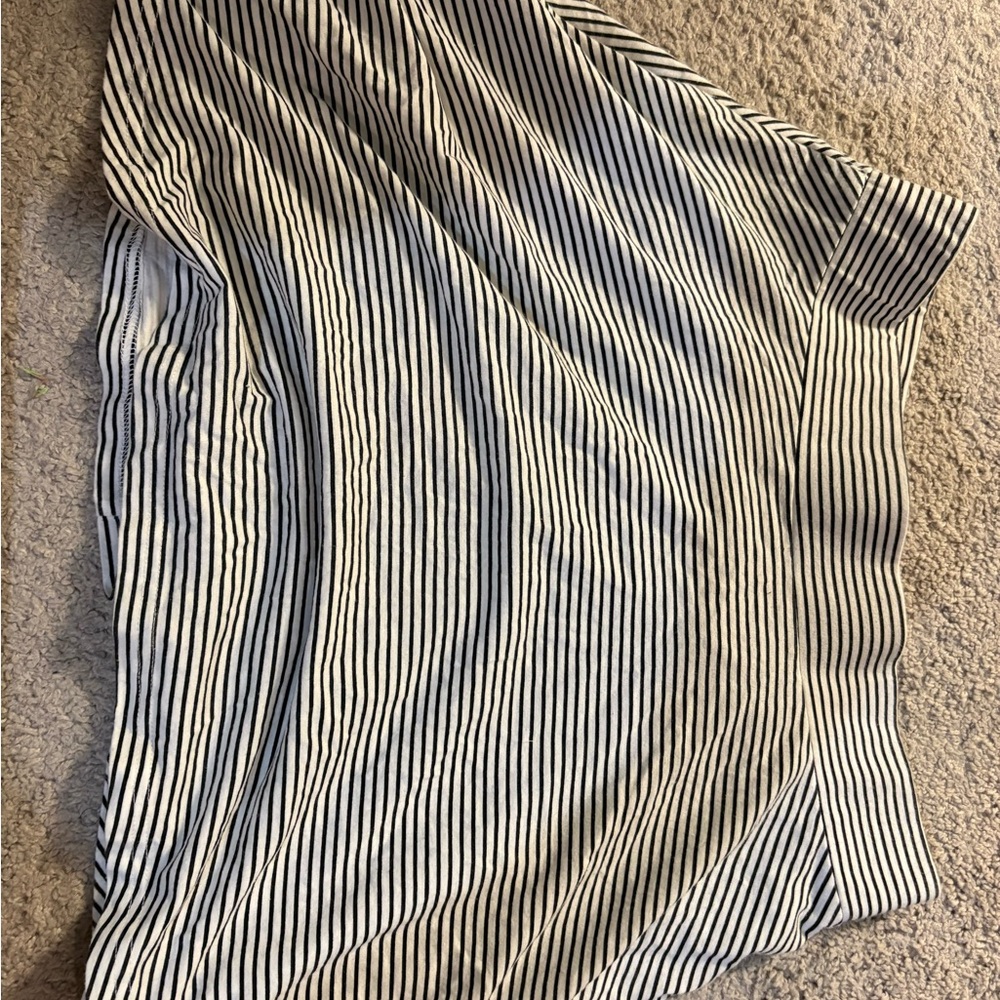 Striped Black and White Skirt